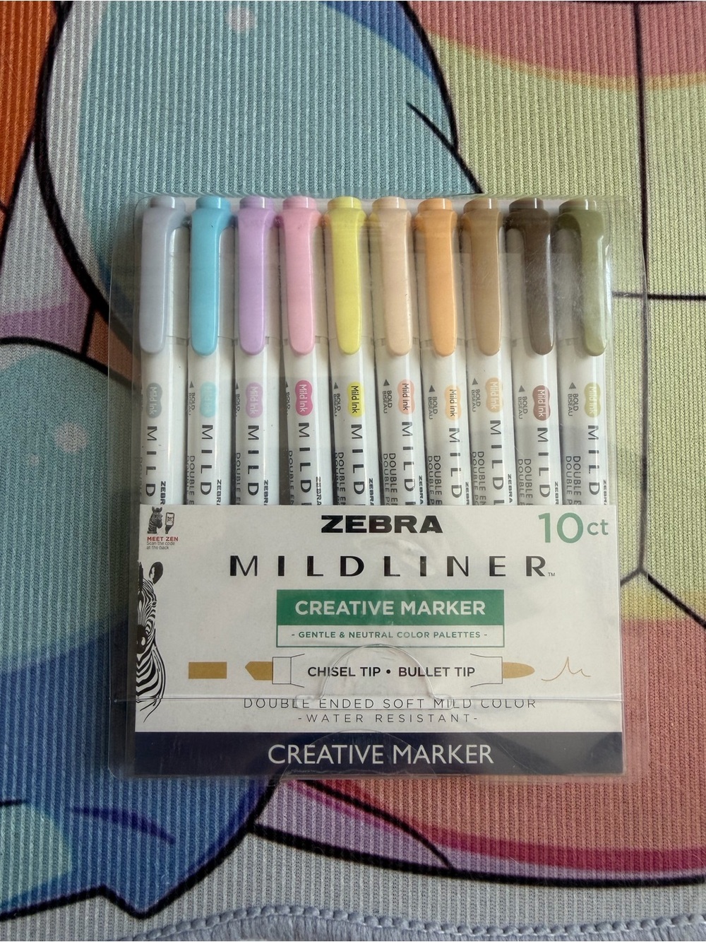 Mildliner 10-Pack Creative Markers - Pastel Assortment